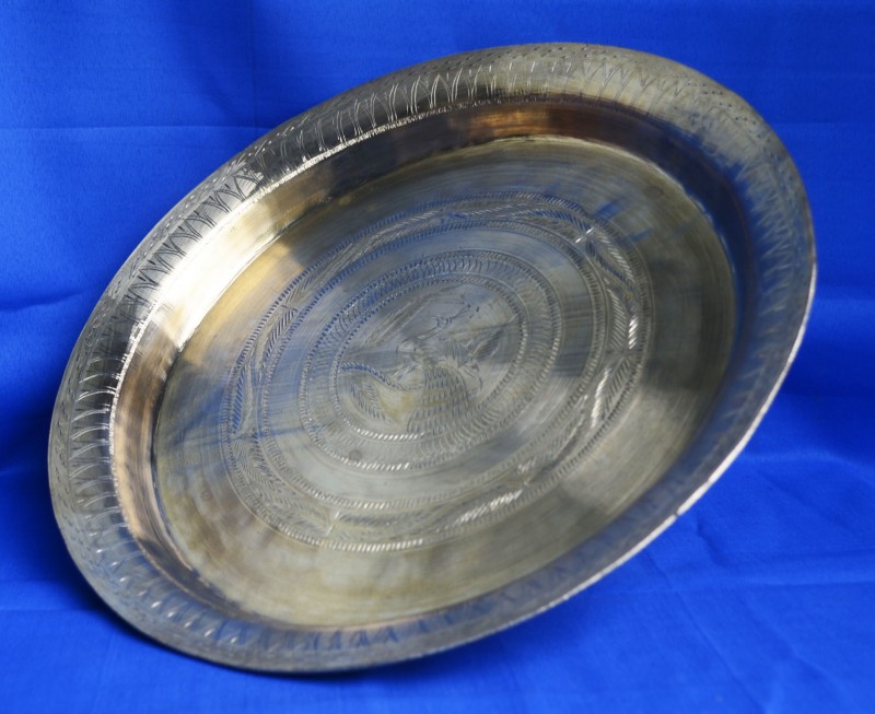 Handicraft Bell Metal Plate/Dish (Kahi/Kansa dish)- 800gm - An Authentic  Online Handicraft Bell and Brass Metal Store