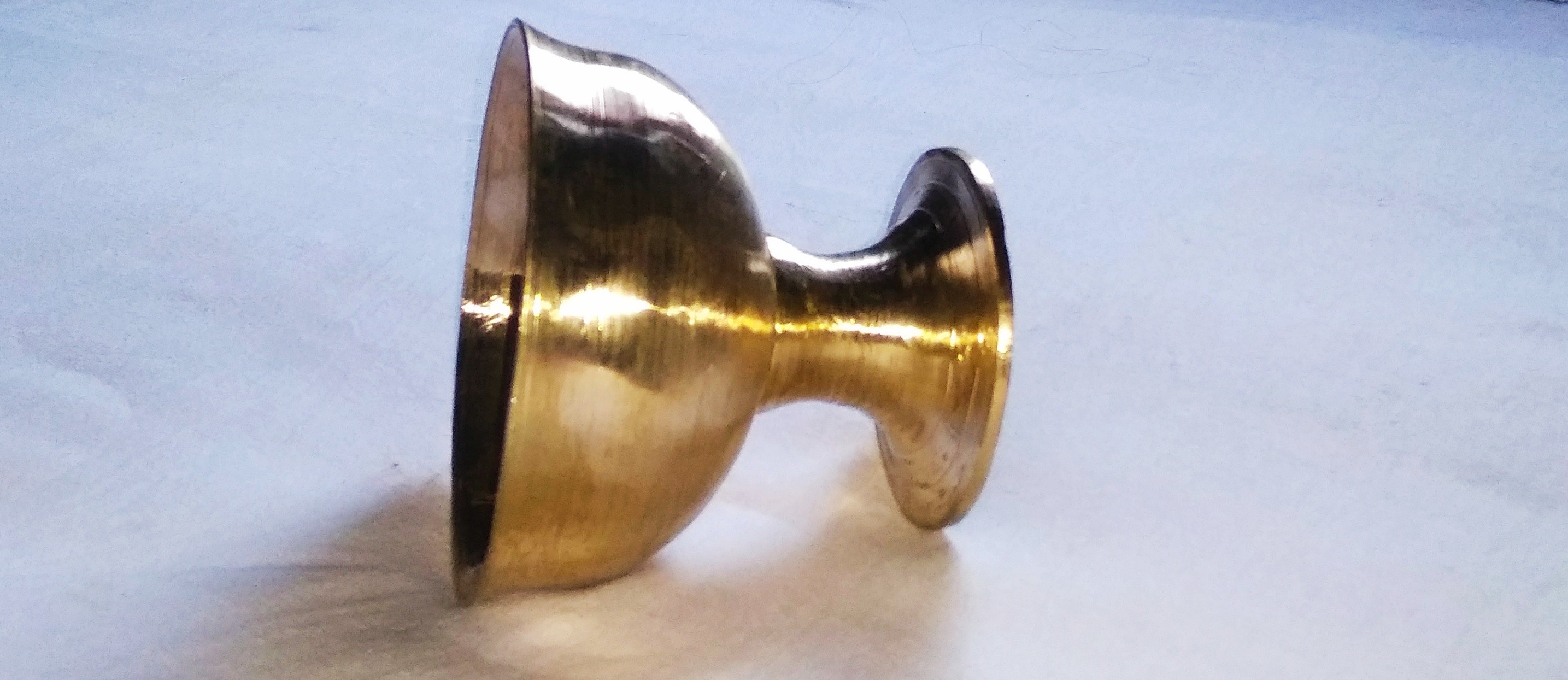 Handicraft Bell Metal Stand Bowl (Baan-bati)- 300 gm
